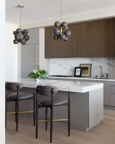 Eclectic Bachelor Pad Kitchen. Pacific Heights Pied-à-terre by ECHE.