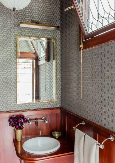  Transitional Family Home Bathroom. West Newton Hill Victorian by Nina Farmer Interiors.