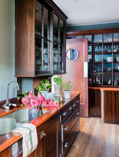  Traditional Family Home Pantry. West Newton Hill Victorian by Nina Farmer Interiors.