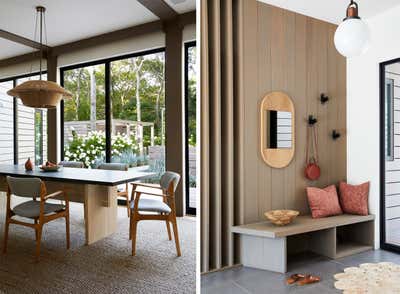 Modern Beach House Entry and Hall. Springs Beach House by Jesse Parris-Lamb.