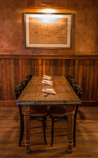  Rustic Restaurant Dining Room. Elm Street Taproom by Assembly Design Studio.