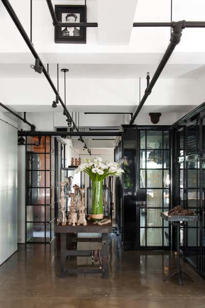  Eclectic Apartment Entry and Hall. New York City by P&T Interiors.