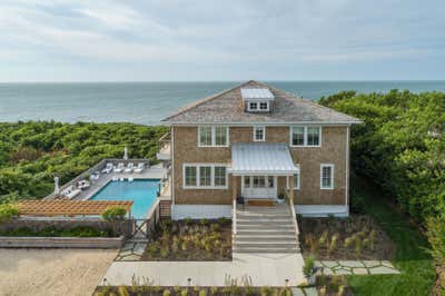 Beach Style Beach House Exterior. Montauk, New York by Foley & Cox.