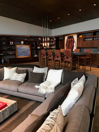  Contemporary Country House Living Room. Rancho Cerro Gordo  by INTERIORES 0503.