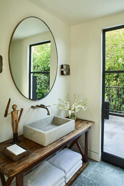  Eclectic Family Home Bathroom. Beverly Hills Project by Clint Nicholas Design.
