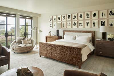  Eclectic Family Home Bedroom. Beverly Hills Project by Clint Nicholas Design.