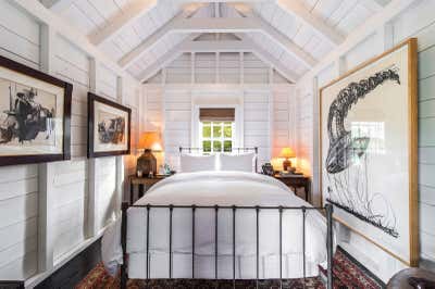  Farmhouse Vacation Home Bedroom. Furtherlane by Clint Nicholas Design.