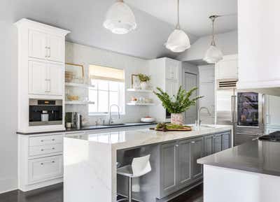  Transitional Family Home Kitchen. Rozell House by Nest Design Group.