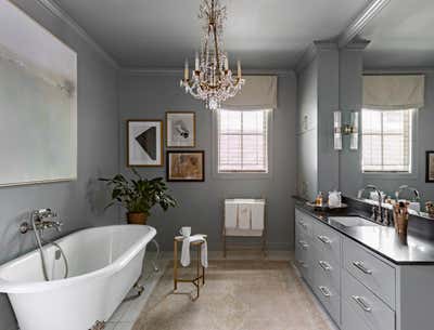  Transitional Family Home Bathroom. Rozell House by Nest Design Group.