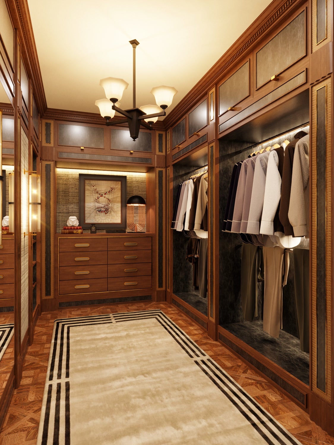 His Master Wardrobe by Tiller Dawes Design Group on 1stdibs