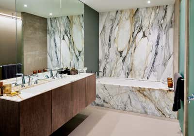  Modern Apartment Bathroom. Mid-Century Modern Manhattan by InSpace NY Design.