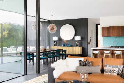  Contemporary Family Home Dining Room. Haute Bohemian by HSH Interiors.