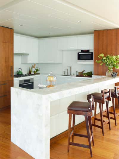Contemporary Apartment Kitchen. West Village by Phillip Thomas Inc..