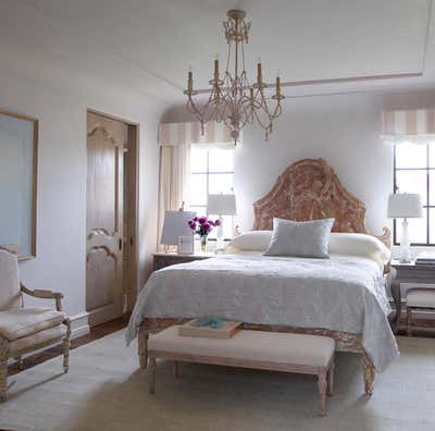  French Family Home Bedroom. The Strand, Dana Point by Ohara Davies Gaetano Interiors.