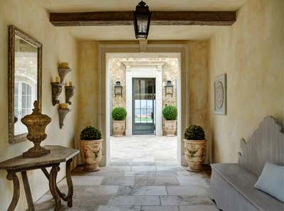  French Family Home Entry and Hall. French Provencal, Shady Canyon by Ohara Davies Gaetano Interiors.