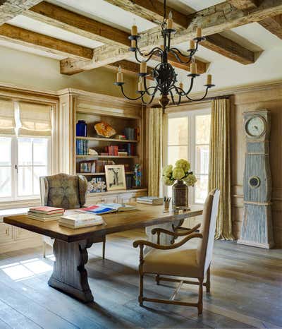 French Office and Study. French Provencal, Shady Canyon by Ohara Davies Gaetano Interiors.