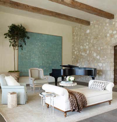  French Family Home Living Room. French Provencal, Shady Canyon by Ohara Davies Gaetano Interiors.