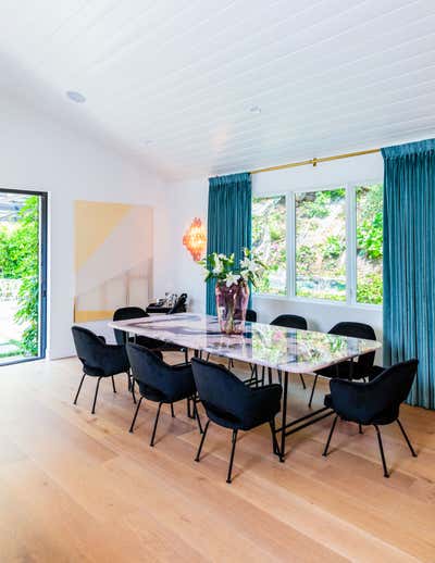  Mid-Century Modern Family Home Dining Room. 9024 by Parlor Interiors.