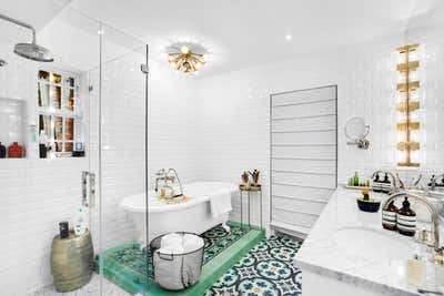  Eclectic Family Home Bathroom. 115 by Parlor Interiors.