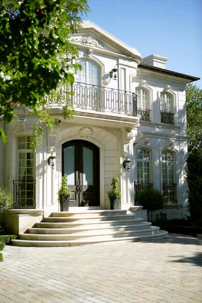  French Family Home Exterior. City House by Philip Mitchell Design LLC.