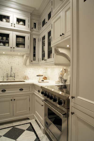  Traditional Apartment Kitchen. Penthouse Apartment by Philip Mitchell Design LLC.
