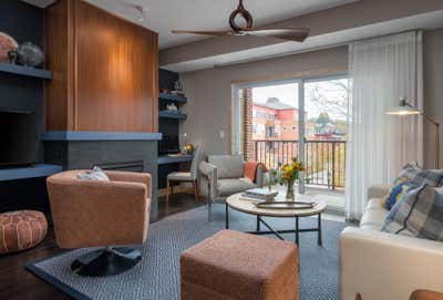  Scandinavian Apartment Living Room. TERRA SPRINGS CONDO by Susan E. Brown Interior Design.