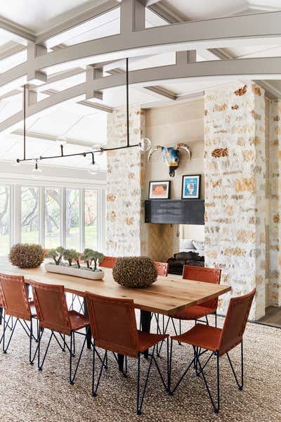  Contemporary Family Home Dining Room. Bohemian at Heart by Fern Santini, Inc..