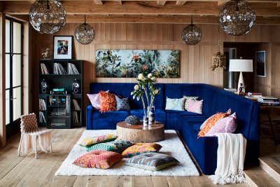  Bohemian Family Home Living Room. Bohemian at Heart by Fern Santini, Inc..