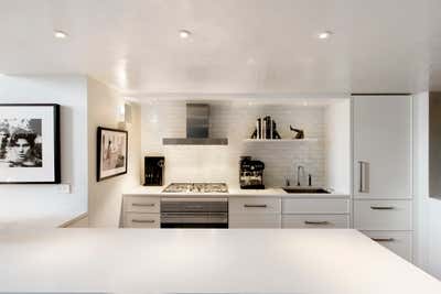Minimalist Apartment Kitchen. Hudson on Leroy by Luka Sanders Interiors.