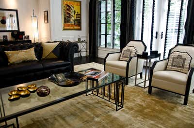 Art Deco Living Room. Encino CA Residence by Elegant Designs Inc..