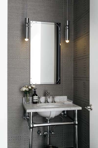  Eclectic Apartment Bathroom. TriBeCa Triplex by Ariel Farmer Interiors.