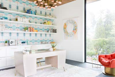  Contemporary Family Home Office and Study. Haute Bohemian by HSH Interiors.