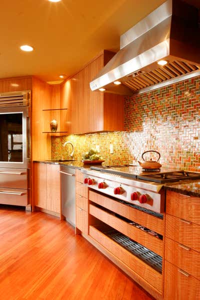  Eclectic Family Home Kitchen. SKILLMAN LANE by Susan E. Brown Interior Design.