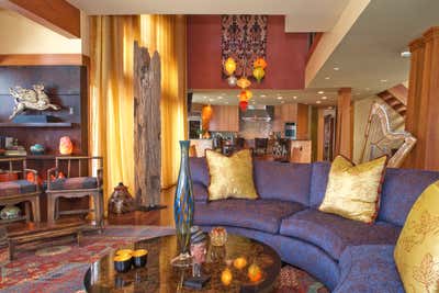  Mediterranean Family Home Living Room. SKILLMAN LANE by Susan E. Brown Interior Design.