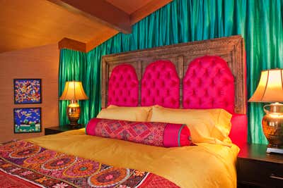  Mediterranean Moroccan Family Home Bedroom. SKILLMAN LANE by Susan E. Brown Interior Design.