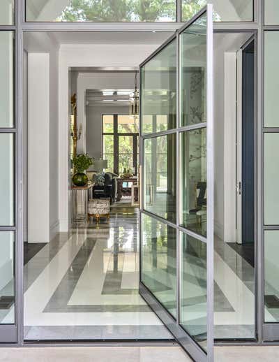  Transitional Family Home Entry and Hall. Living In Color by Deborah Walker + Associates.
