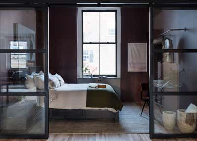  Industrial Apartment Bedroom. industrial cast iron soho loft - grand street by Becky Shea Design.