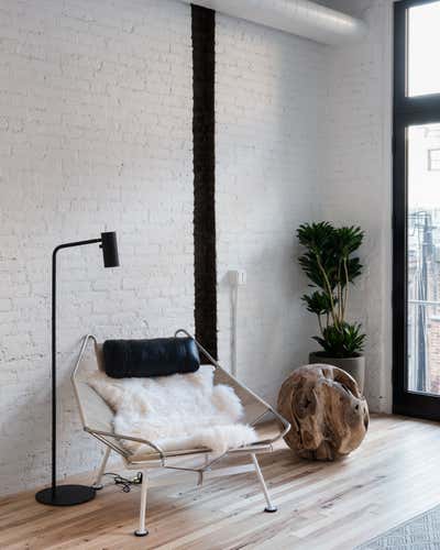  Industrial Bedroom. industrial cast iron soho loft - grand street by Becky Shea Design.
