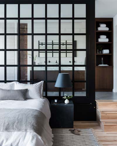  Organic Apartment Bedroom. industrial cast iron soho loft - grand street by Becky Shea Design.