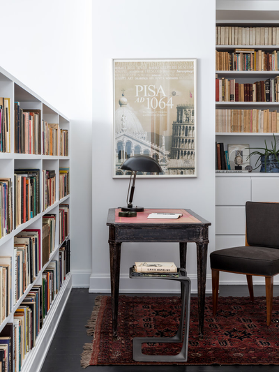  Traditional Apartment Office and Study. Chelsea High-Rise by Patrick McGrath Design.