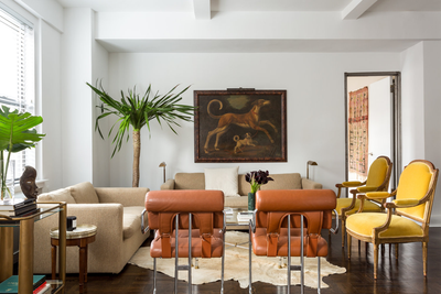  Eclectic Apartment Living Room. Upper East Side Pied-a-Terre by Patrick McGrath Design.