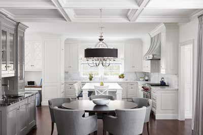  Modern Family Home Kitchen. New Lake Forest Bungalow by Frank Ponterio Interior Design.