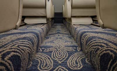  Contemporary Transportation Meeting Room. Private Jet by Frank Ponterio Interior Design.