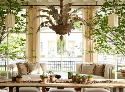  Traditional Mixed Use Living Room. Lansdowne Conservatory by Frank Ponterio Interior Design.