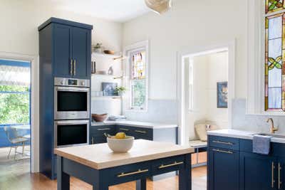  Transitional Family Home Kitchen. Historic Glam by HSH Interiors.