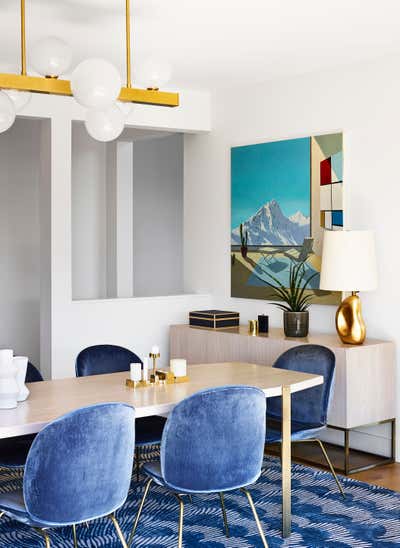  Contemporary Family Home Dining Room. Cheerful Retreat by HSH Interiors.
