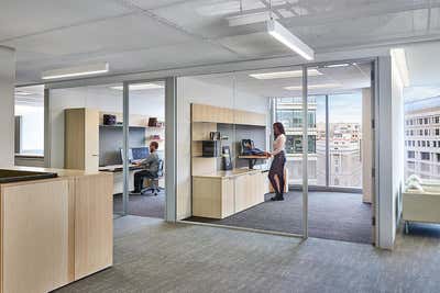  Contemporary Modern Office Office and Study. Washington DC Law Office by Schiller Projects.
