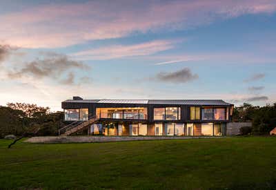 Contemporary Exterior. Chilmark House by Schiller Projects.