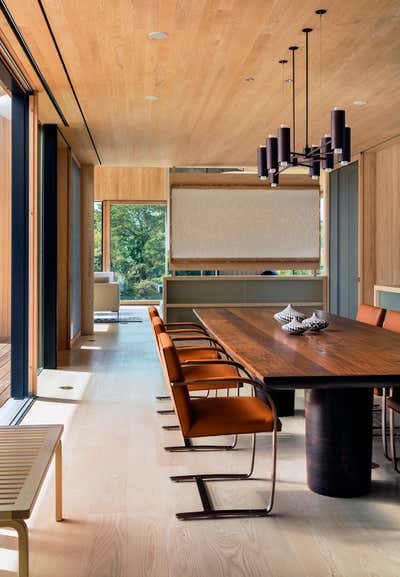  Contemporary Family Home Dining Room. Chilmark House by Schiller Projects.