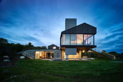 Contemporary Exterior. Chilmark House by Schiller Projects.